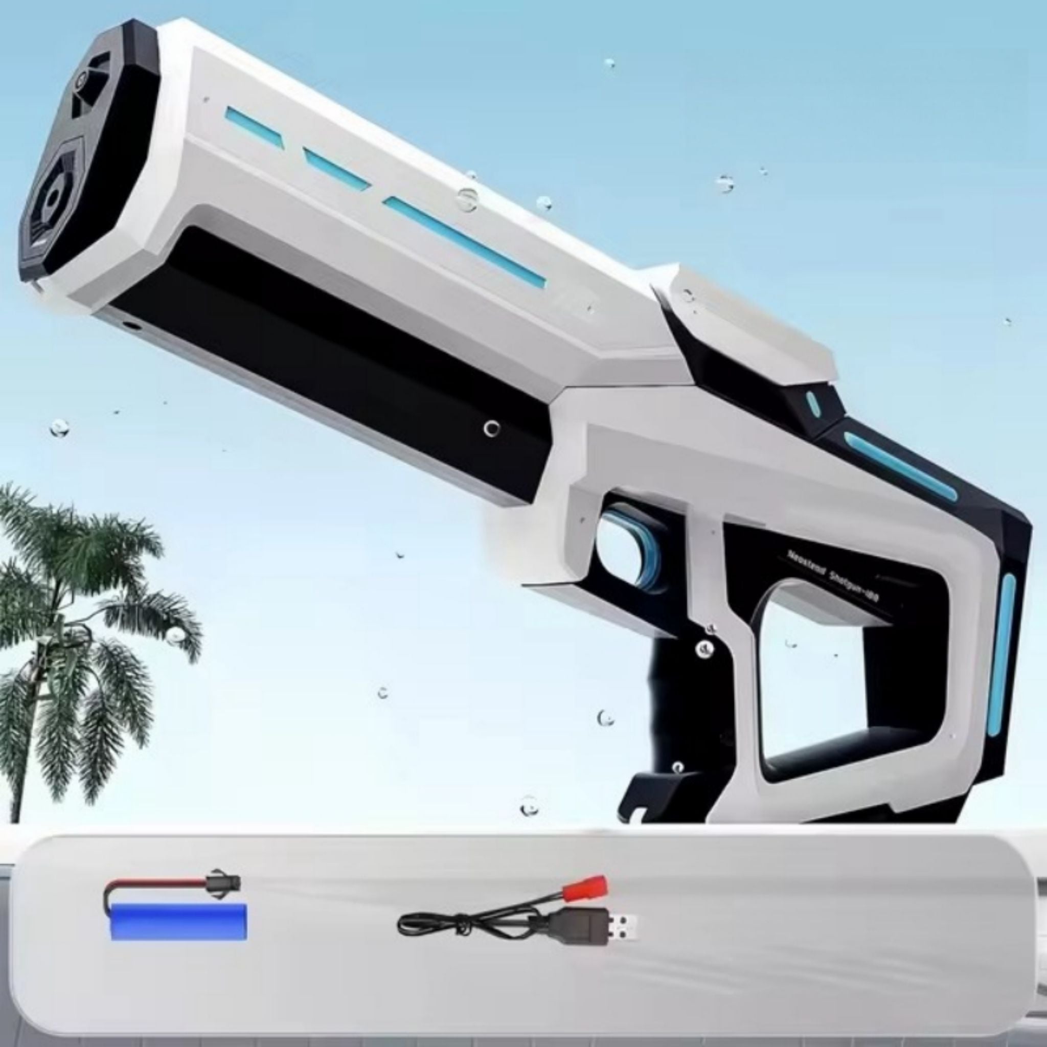 42cm Automatic Electric Water Blaster for Outdoor Beach & Pool Fun - Web Luxes