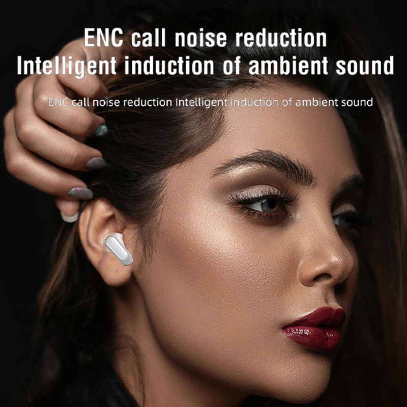 BOSECXT Ultra V11 Smart Touch TWS Wireless Earbuds – ANC Noise Cancelling Bluetooth Earphones with Touchscreen Charging Case & Deep Bass - Web Luxes