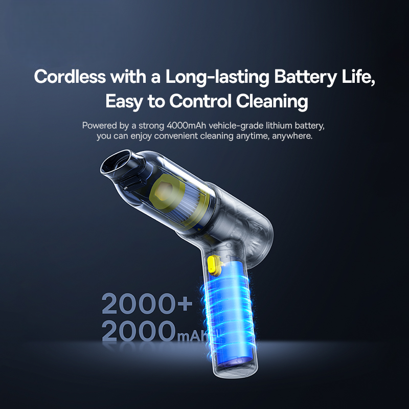 Cordless Car Vacuum Cleaner & Air Blower Rechargeable