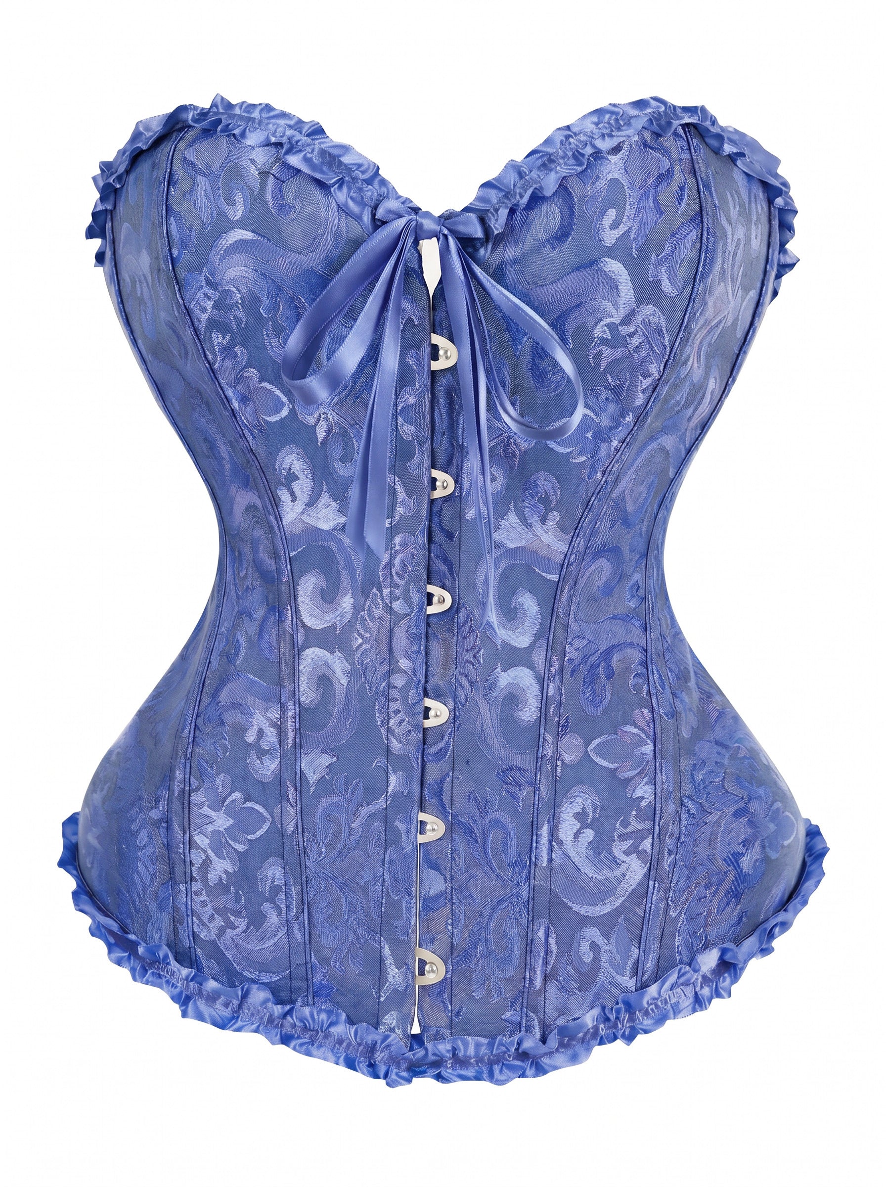 Gothic Jacquard Corset Top