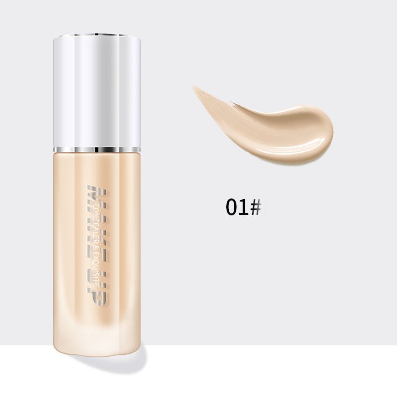 Oil Control Concealer Concentrate Liquid Foundation 28ml for Long-Lasting Hydrating Matte Finish - WebLuxes Store