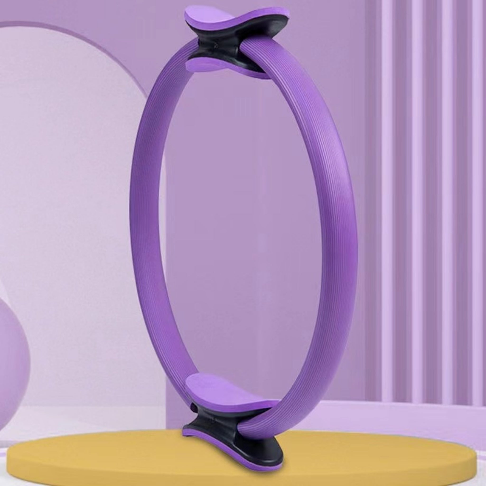 Pilates Ring for Yoga & Fitness – Resistance Exercise Circle with Comfortable Grip for Home Workouts - Web Luxes
