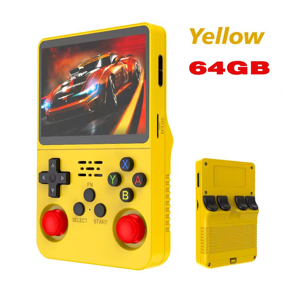 R36S Retro Handheld Game Console with 3.5" IPS Display, Linux System, 64GB/128GB, 15,000+ Games - Web Luxes