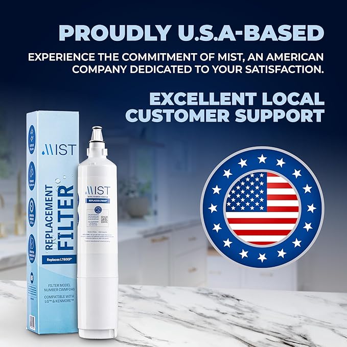 Refrigerator Water Filter Replacement Compatible with LT600P, 5231JA2006B & 9990 Models, NSF 42 Certified, 1 Pack - WebLuxes Store