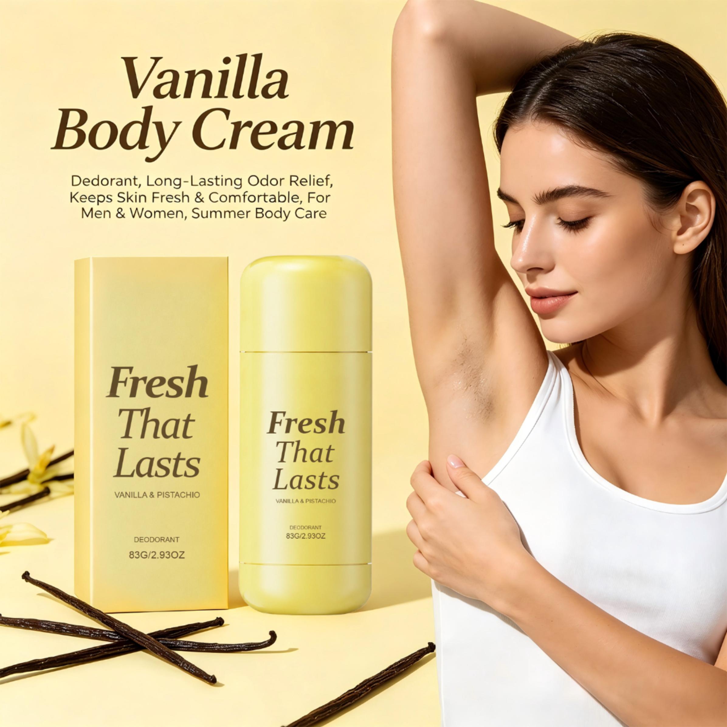 Vanilla Deodorant Stick Long Lasting Fresh Fragrance