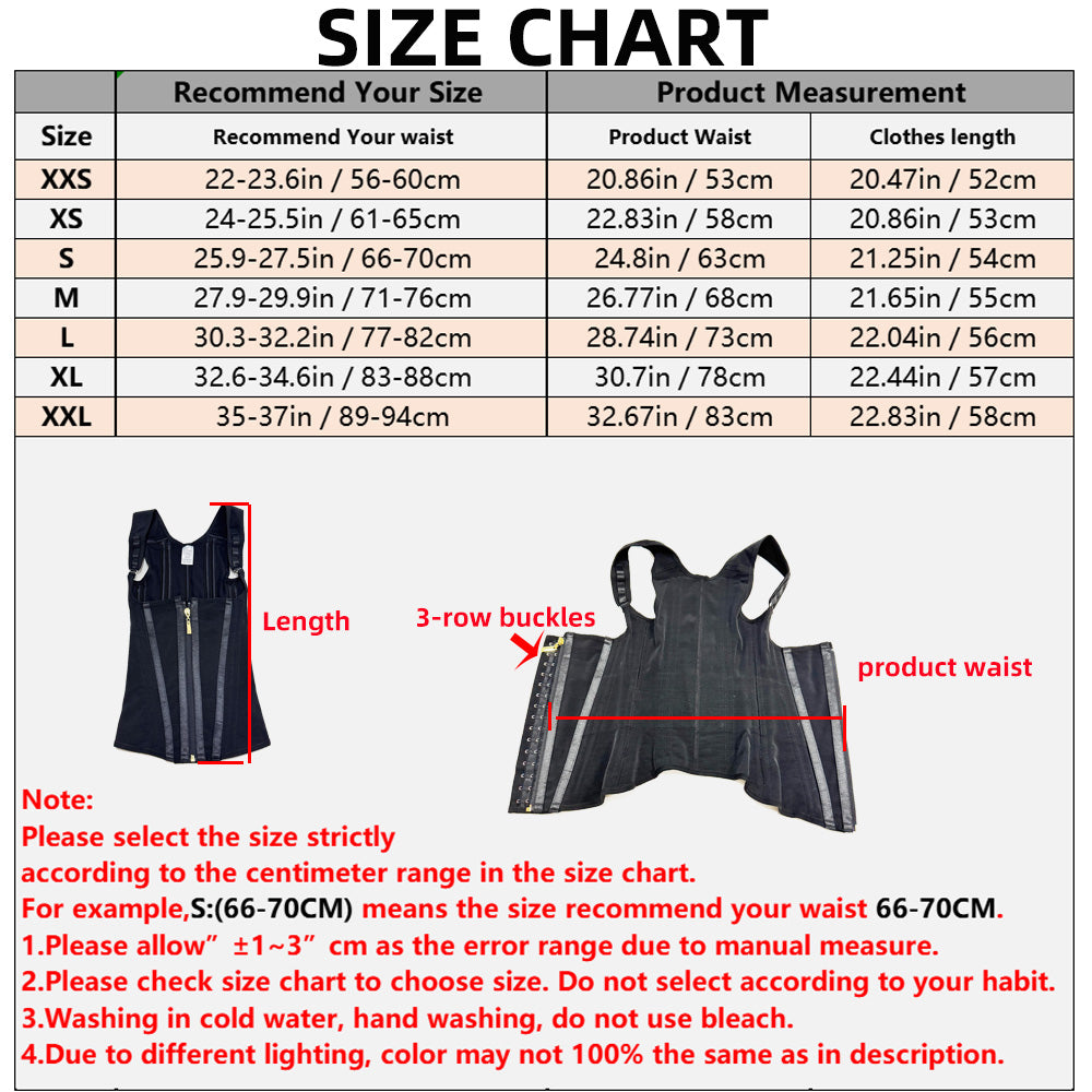 Women's Double Compression Waist Trainer Shapewear Vest