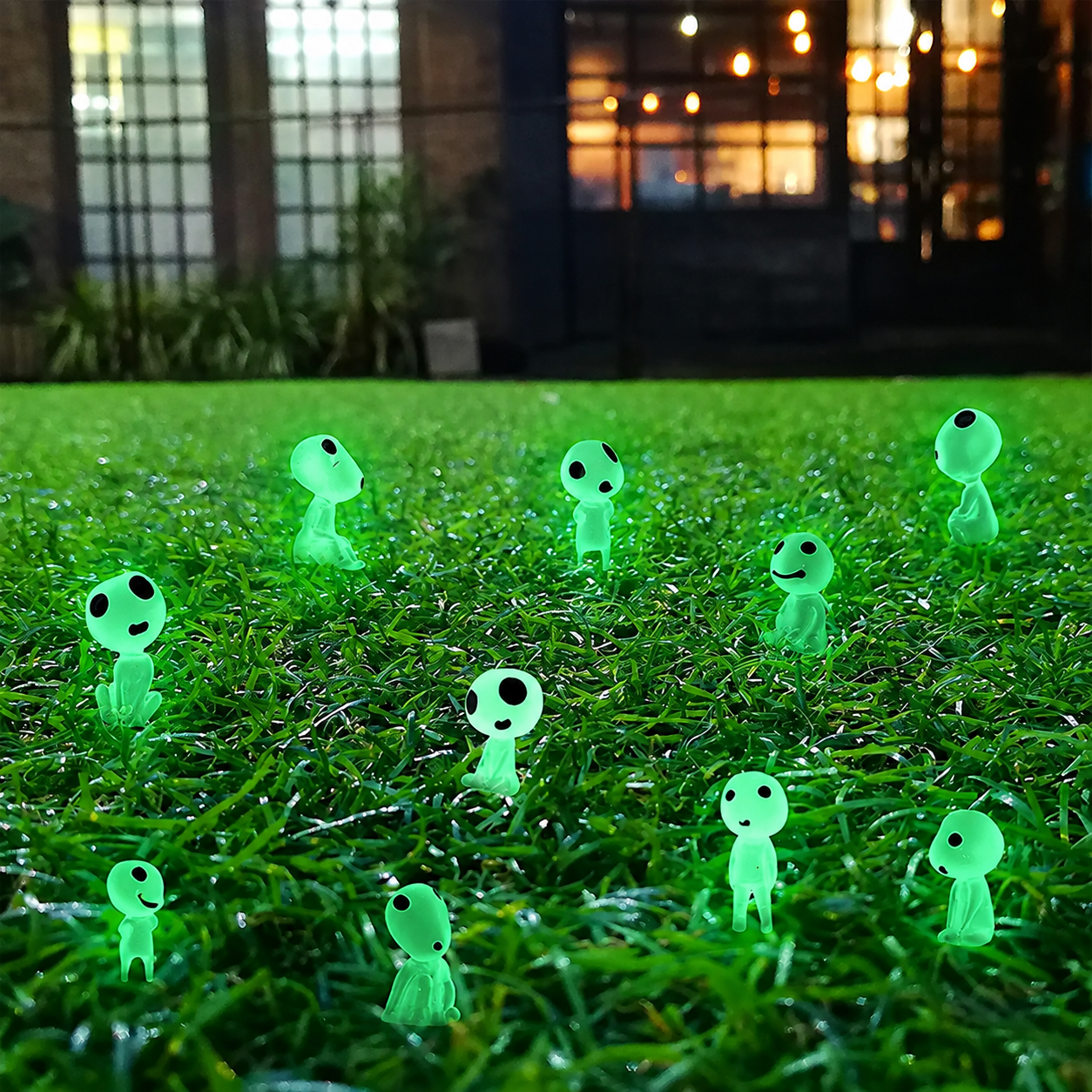 10pcs Luminous Ghost Glow Garden Decor Fairy Miniatures