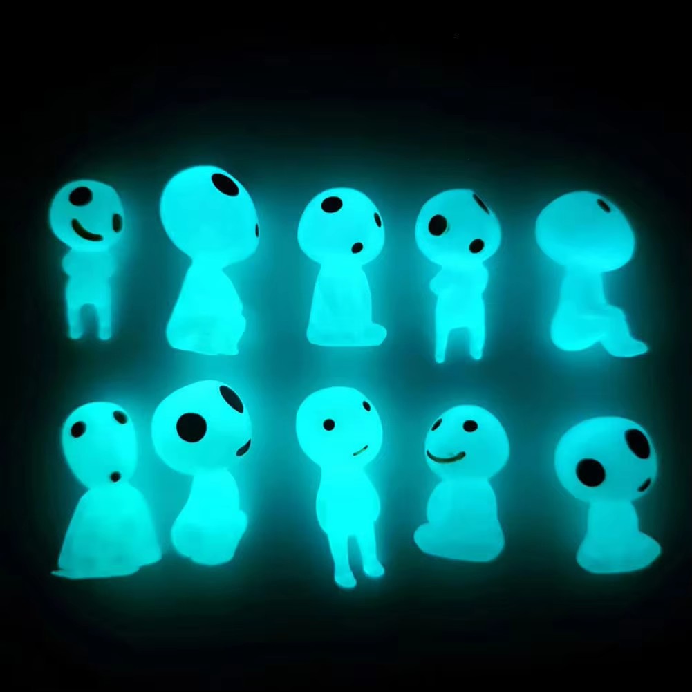 10pcs Luminous Ghost Glow Garden Decor Fairy Miniatures