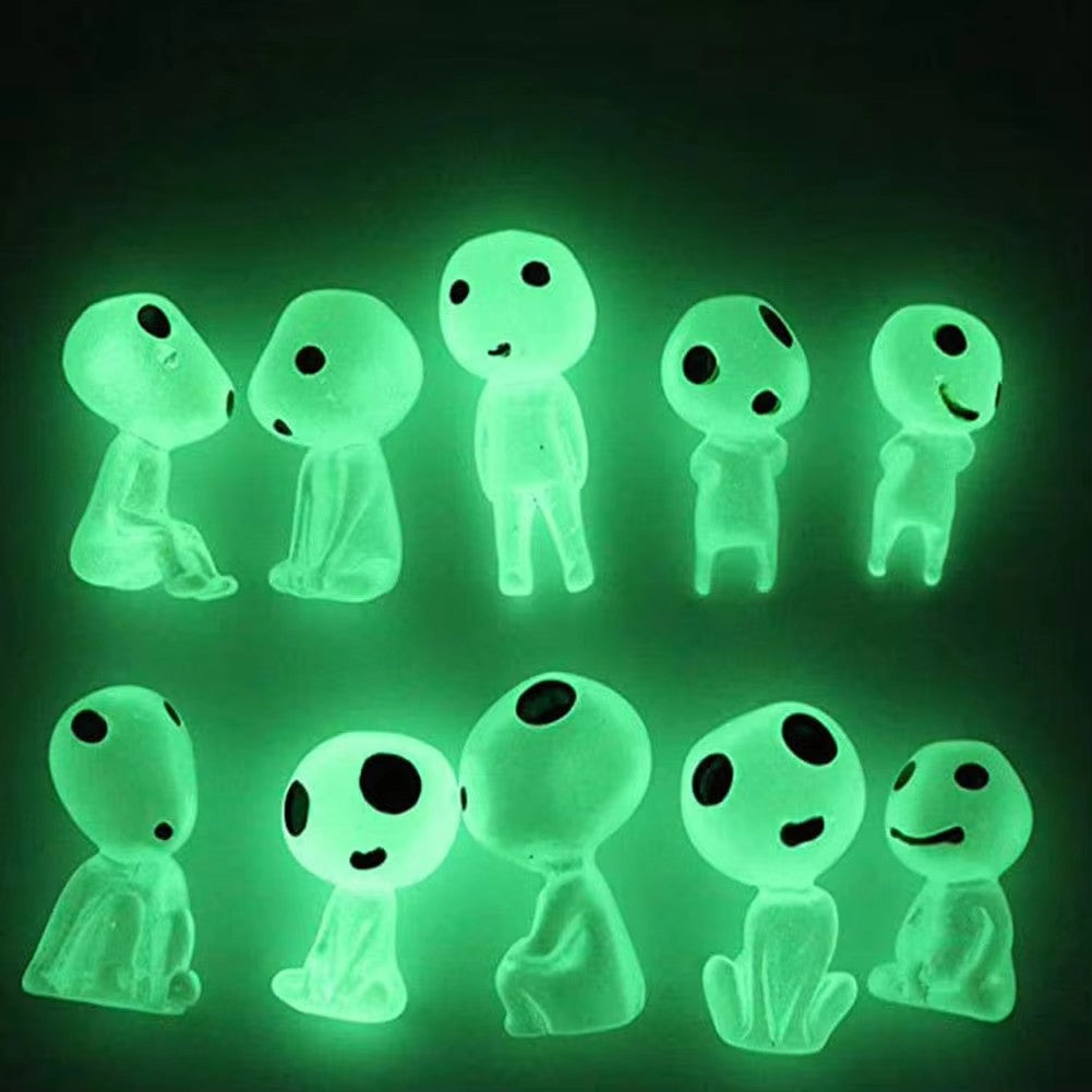 10pcs Luminous Ghost Glow Garden Decor Fairy Miniatures