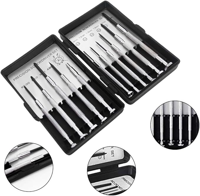 11 Piece Precision Screwdriver Set for Electronics Repair, Mini Magnetic Screwdriver Kit for Watches, Eyeglasses, Phones & Computers - WebLuxes Store