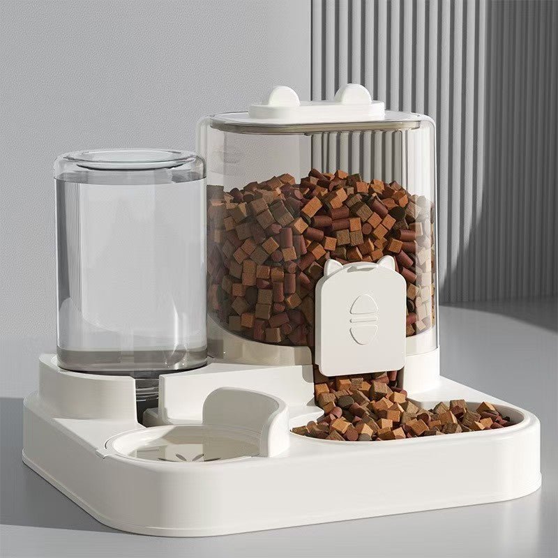 2-in-1 Automatic Pet Feeder and Water Dispenser, 2L Capacity Food Storage Bowl for Dogs, Cats, Puppies & Small Pets - WebLuxes Store