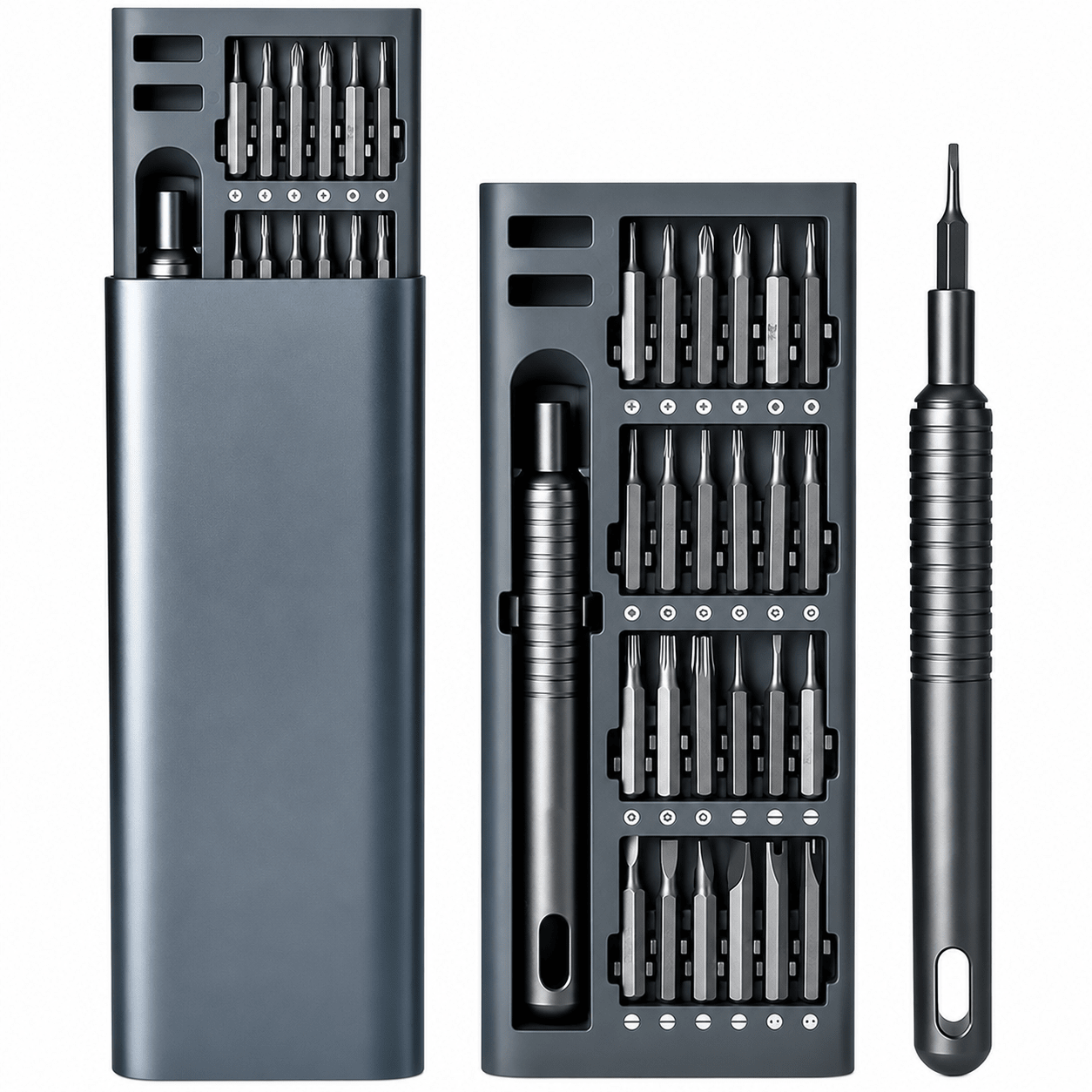 25-in-1 Precision Mini Screwdriver Set for Electronics Repair with Flat & Phillips Bits - Web Luxes