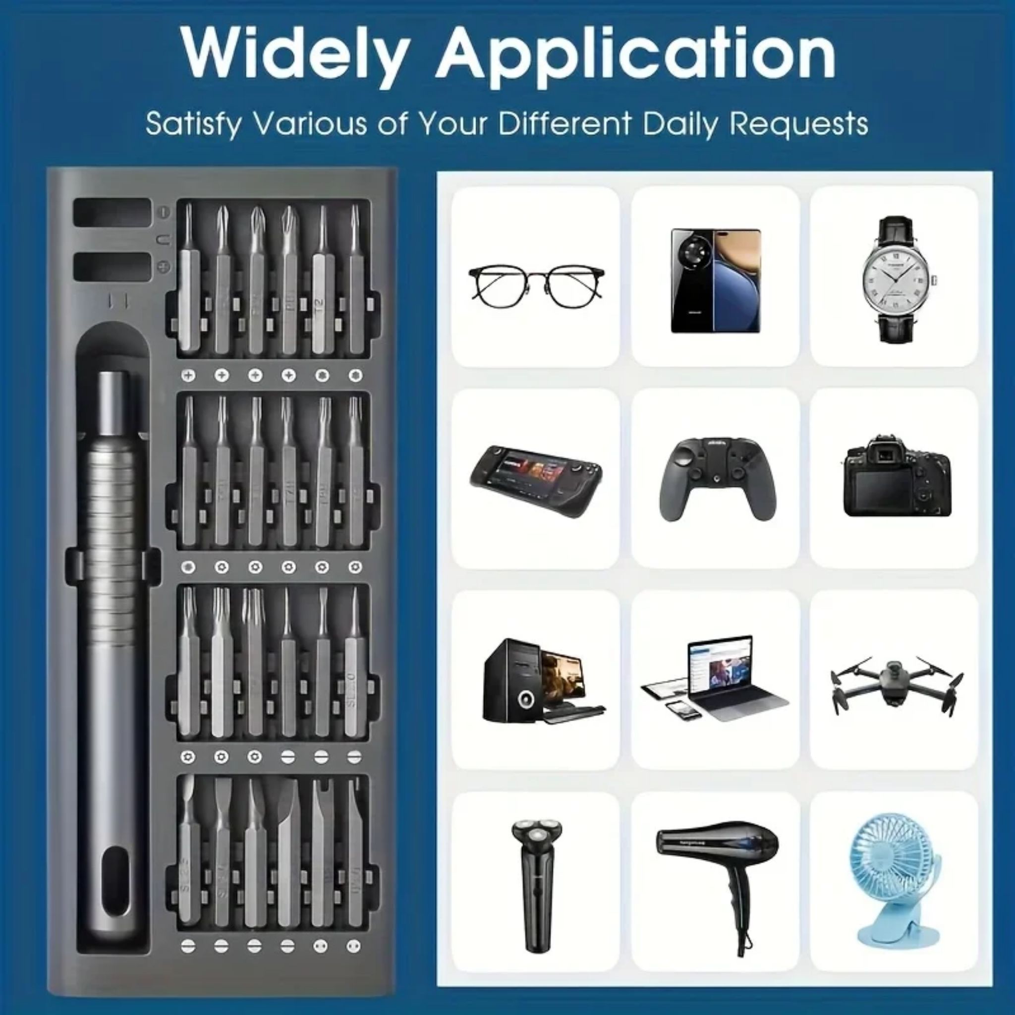 25-in-1 Precision Mini Screwdriver Set for Electronics Repair with Flat & Phillips Bits - Web Luxes