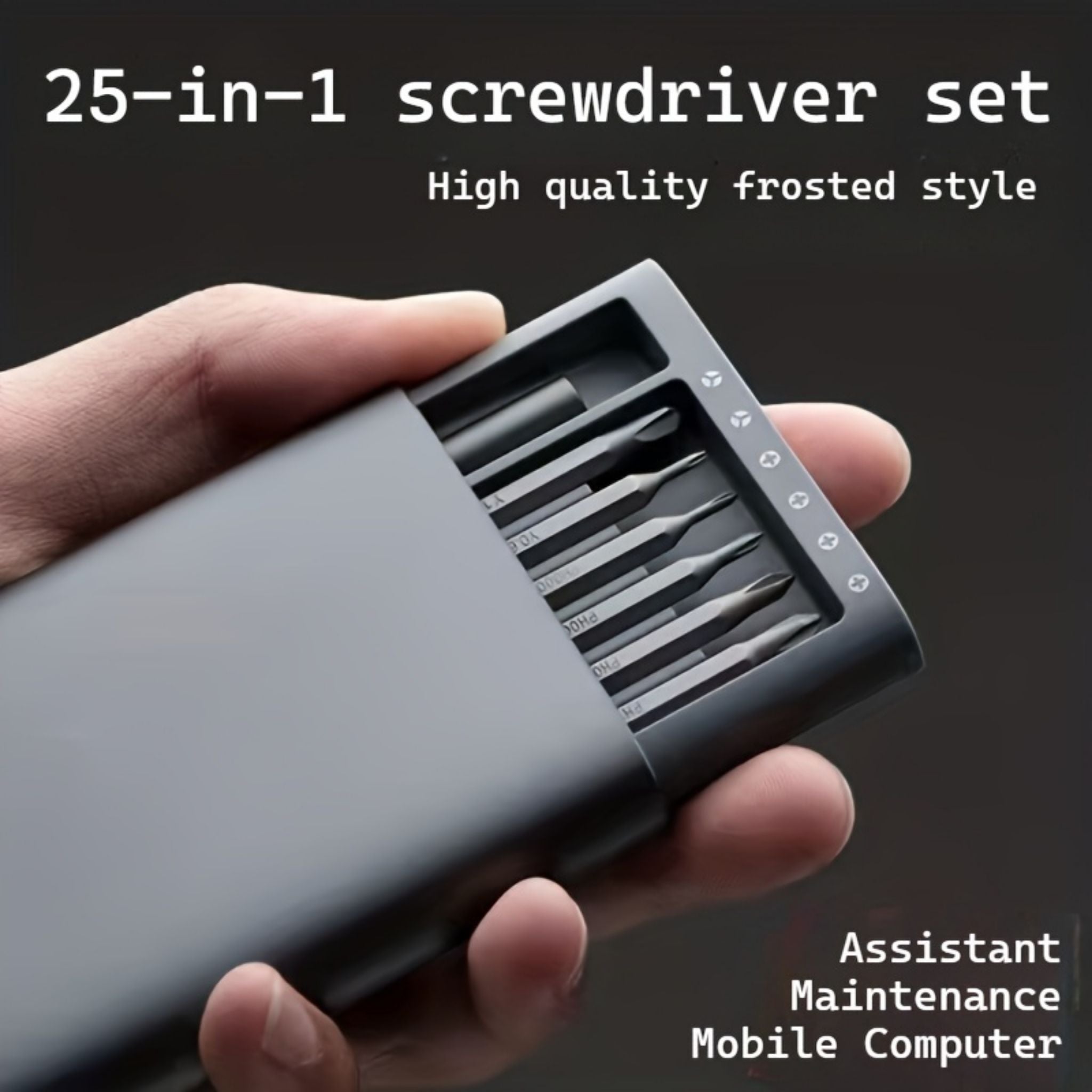 25-in-1 Precision Mini Screwdriver Set for Electronics Repair with Flat & Phillips Bits - Web Luxes