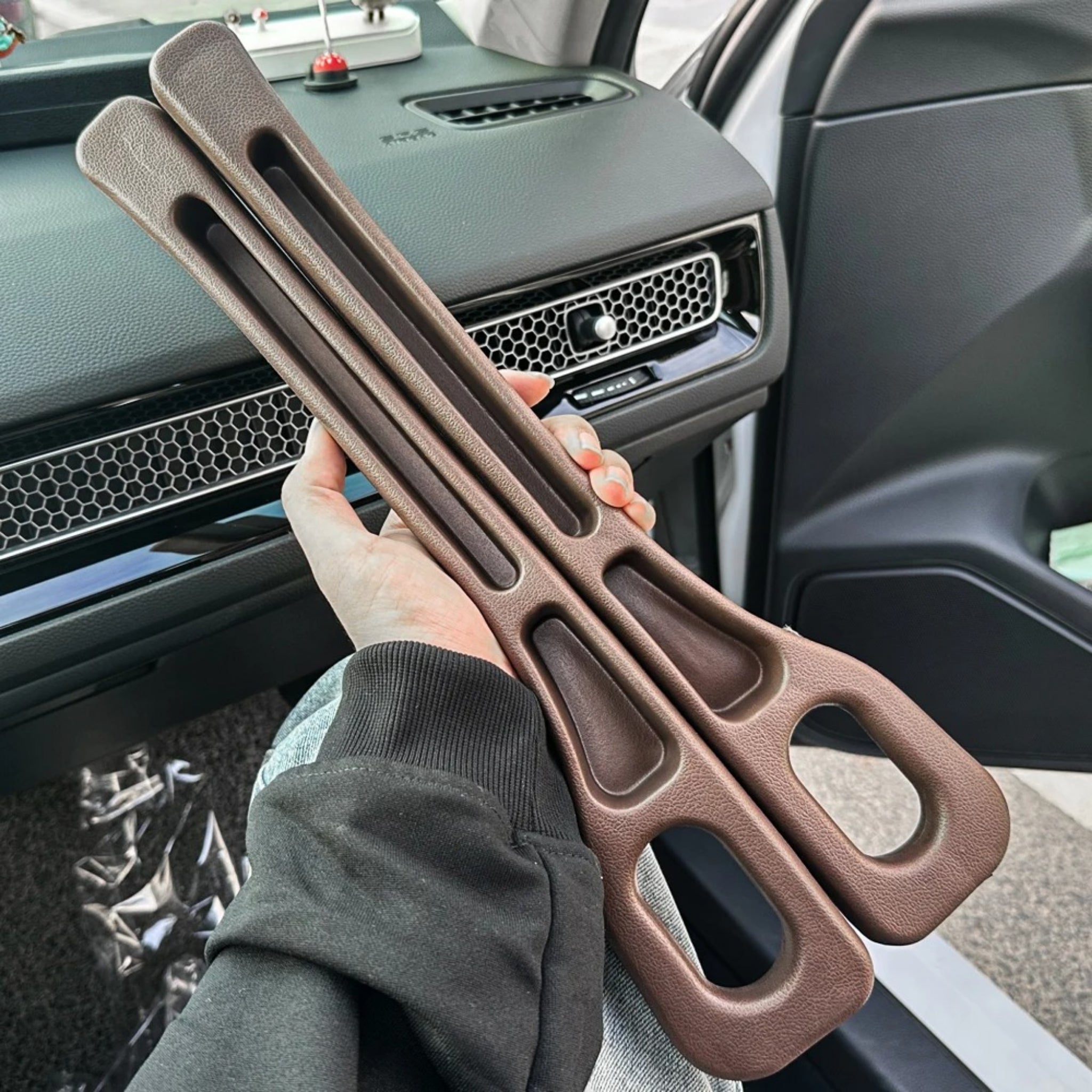 2PCS Car Seat Gap Filler Storage Organizer Between Seat & Center Console Pocket - Web Luxes