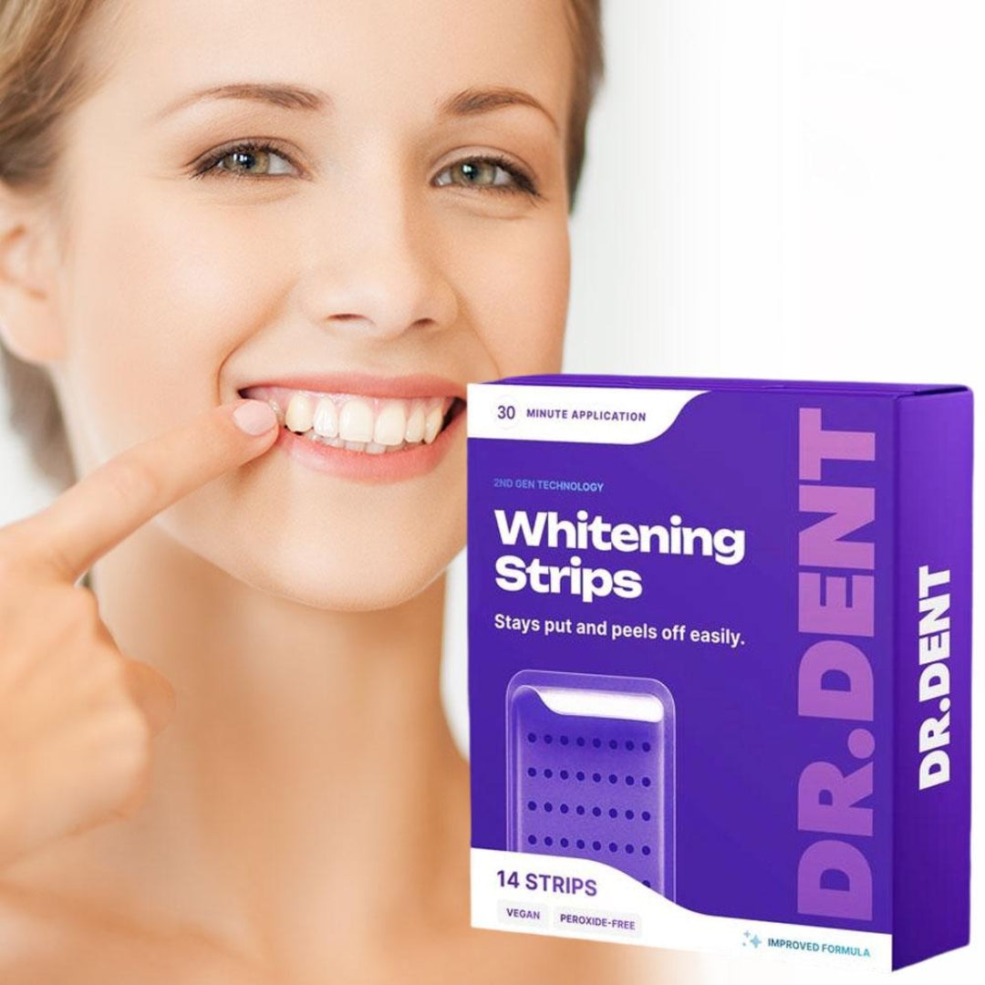 42 Teeth Whitening Strips for Brighter Smile and Oral Care