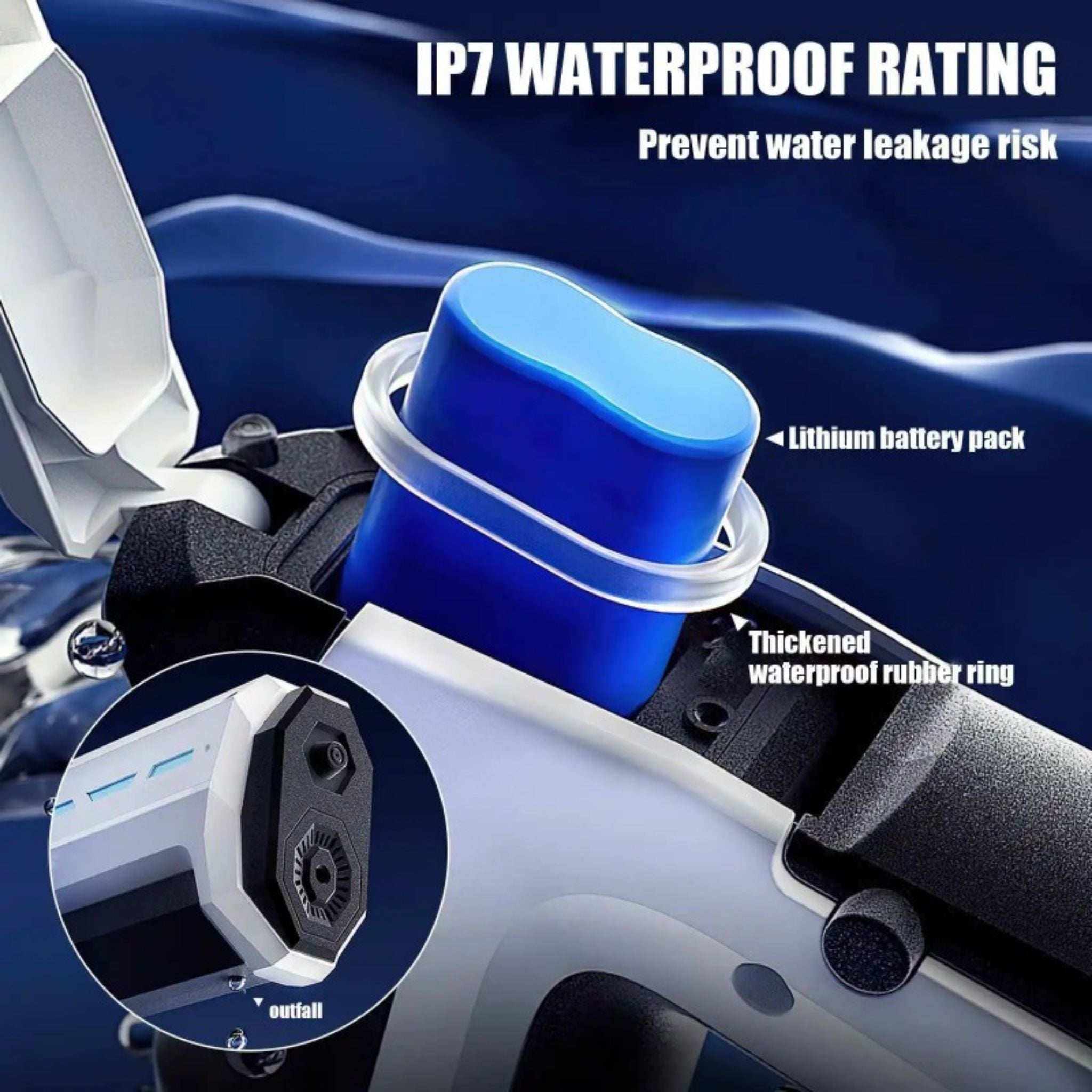 42cm Automatic Electric Water Blaster for Outdoor Beach & Pool Fun - Web Luxes