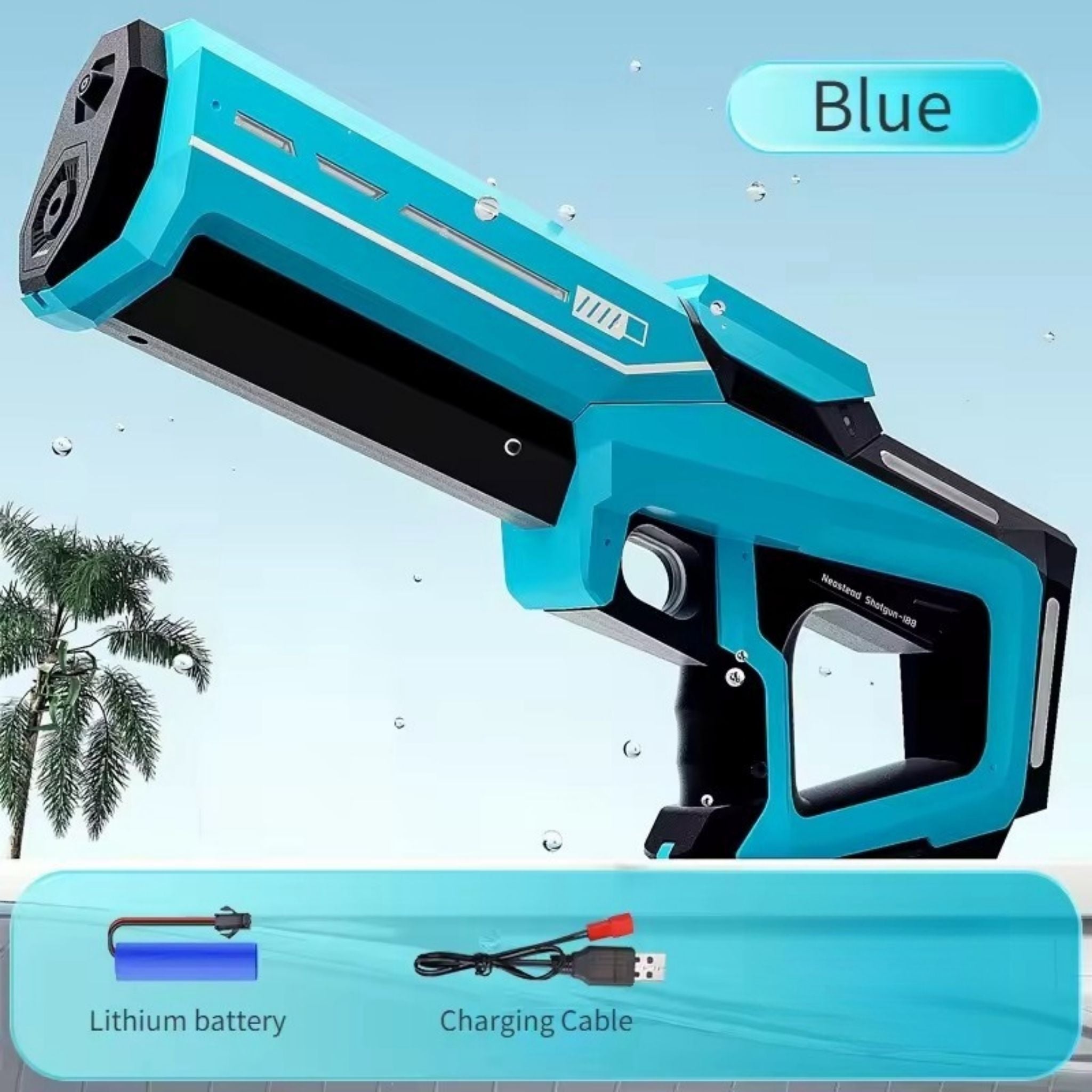 42cm Automatic Electric Water Blaster for Outdoor Beach & Pool Fun - Web Luxes
