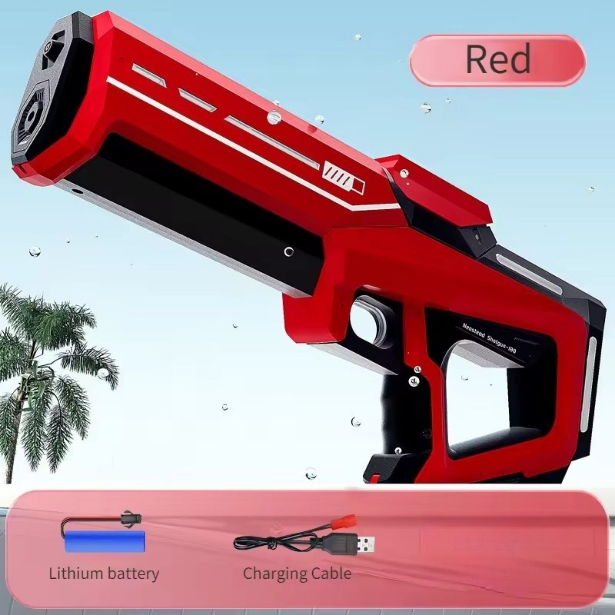 42cm Automatic Electric Water Blaster for Outdoor Beach & Pool Fun - Web Luxes
