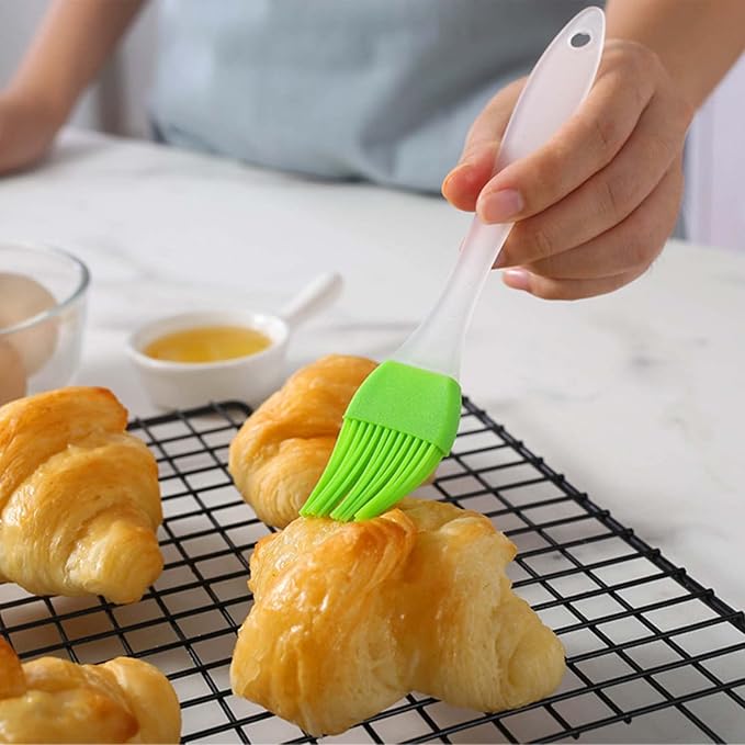 5-Pack Silicone Pastry Brush Set – Heat Resistant Food Grade Basting Brushes for BBQ, Baking, Grilling, Cooking & Kitchen Use - WebLuxes Store