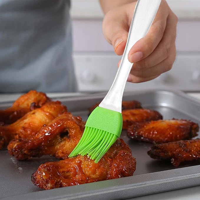 5-Pack Silicone Pastry Brush Set – Heat Resistant Food Grade Basting Brushes for BBQ, Baking, Grilling, Cooking & Kitchen Use - WebLuxes Store