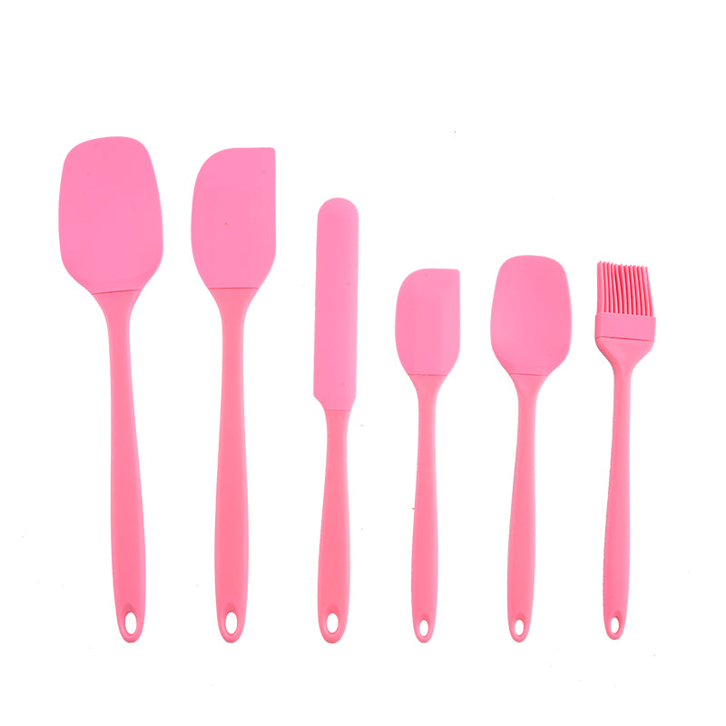 6 Piece Silicone Kitchen Utensil Set Cooking Baking Tools