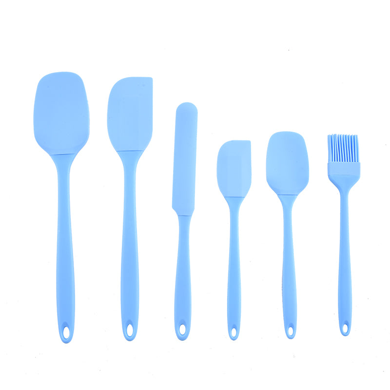 6 Piece Silicone Kitchen Utensil Set Cooking Baking Tools