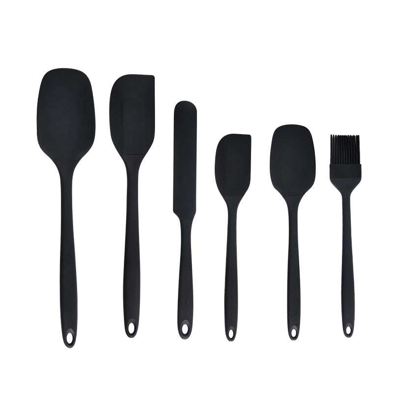 6 Piece Silicone Kitchen Utensil Set Cooking Baking Tools