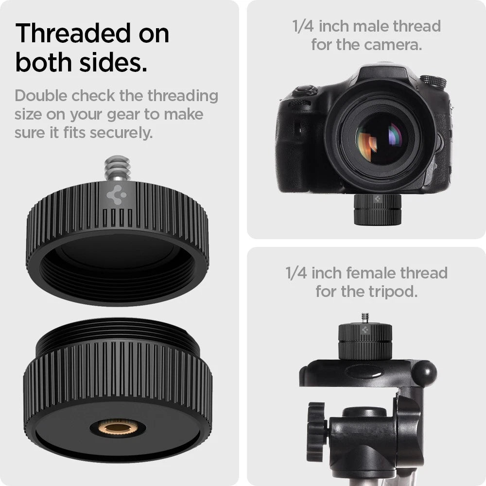 Camera Mount Adapter Compatible with AirTag, DSLR Tripod Tracking Holder for Canon, Nikon & Standard Camera Tripods - WebLuxes Store