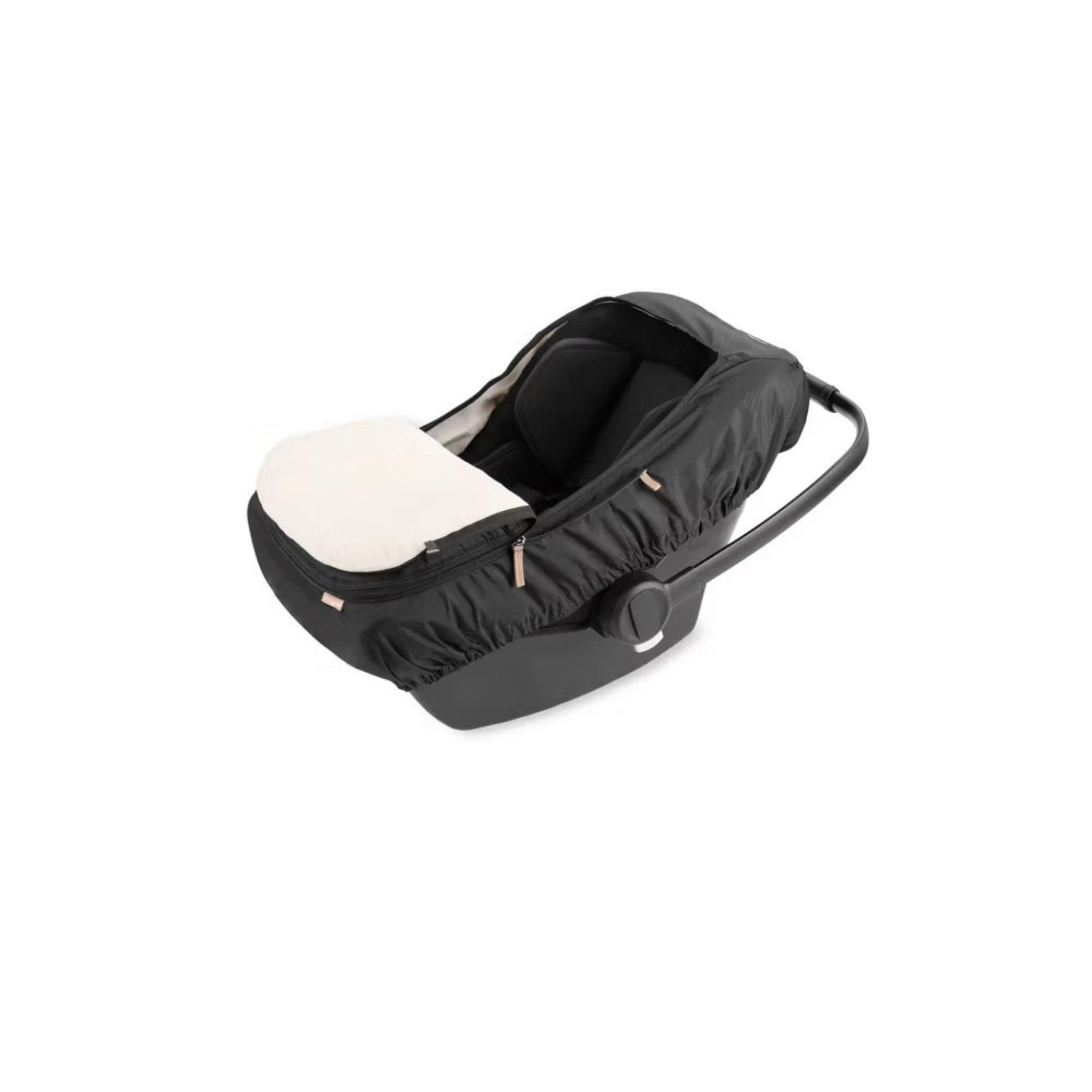 All-Season Baby Car Seat Cover - Weather Resistant Infant Car Seat Canopy with Breathable Peek Window