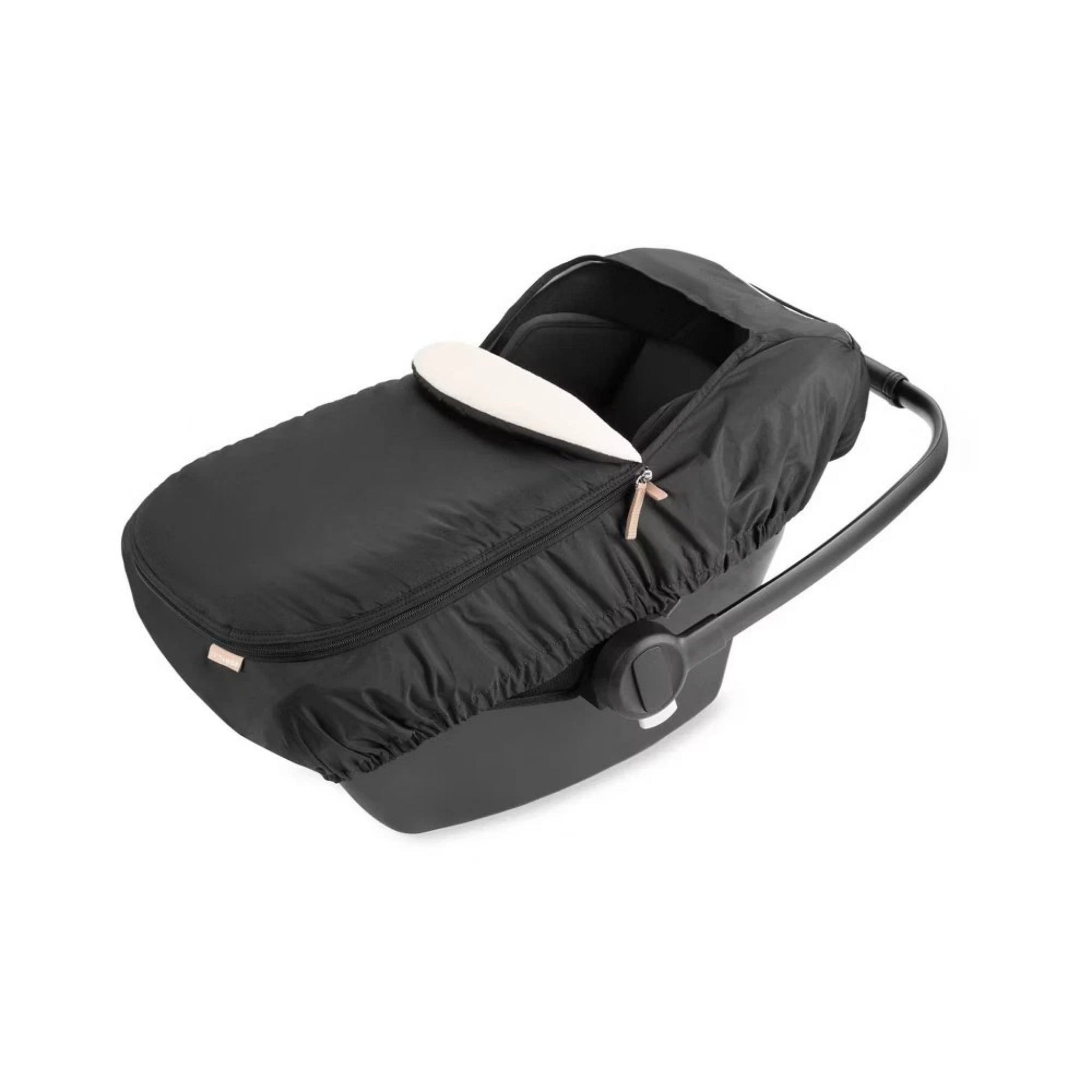 All-Season Baby Car Seat Cover - Weather Resistant Infant Car Seat Canopy with Breathable Peek Window