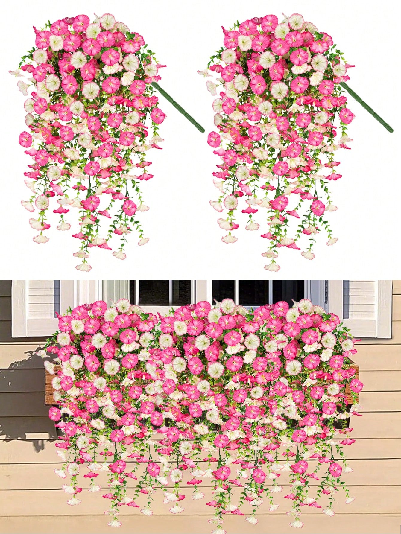 Artificial Eucalyptus Vine UV Resistant Hanging Greenery