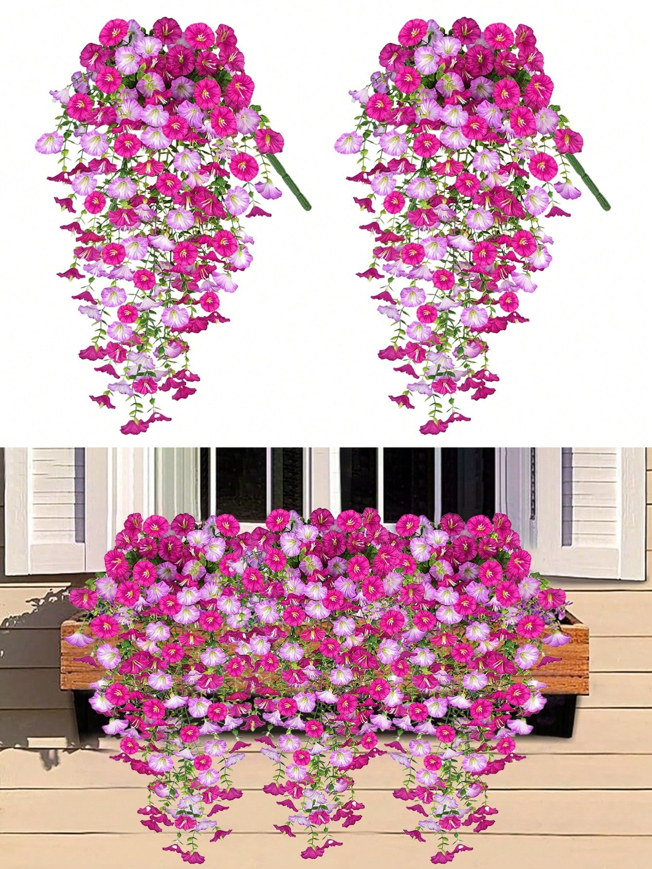 Artificial Eucalyptus Vine UV Resistant Hanging Greenery