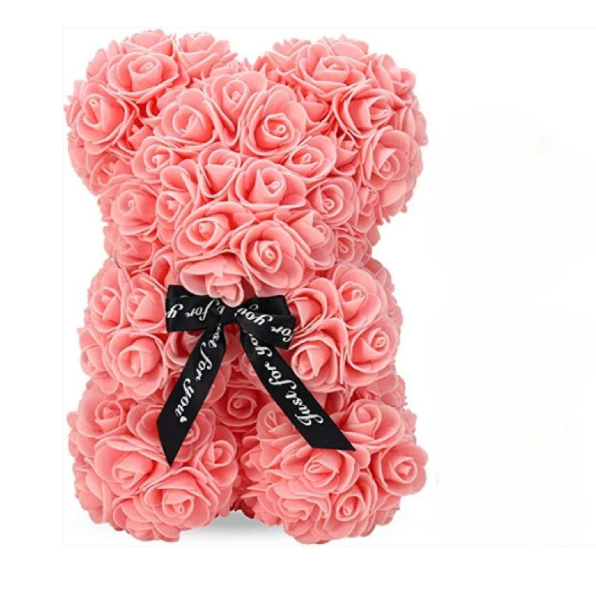 Artificial Rose Teddy Bear Gift for Mother's Day, Birthdays & Anniversaries - Web Luxes