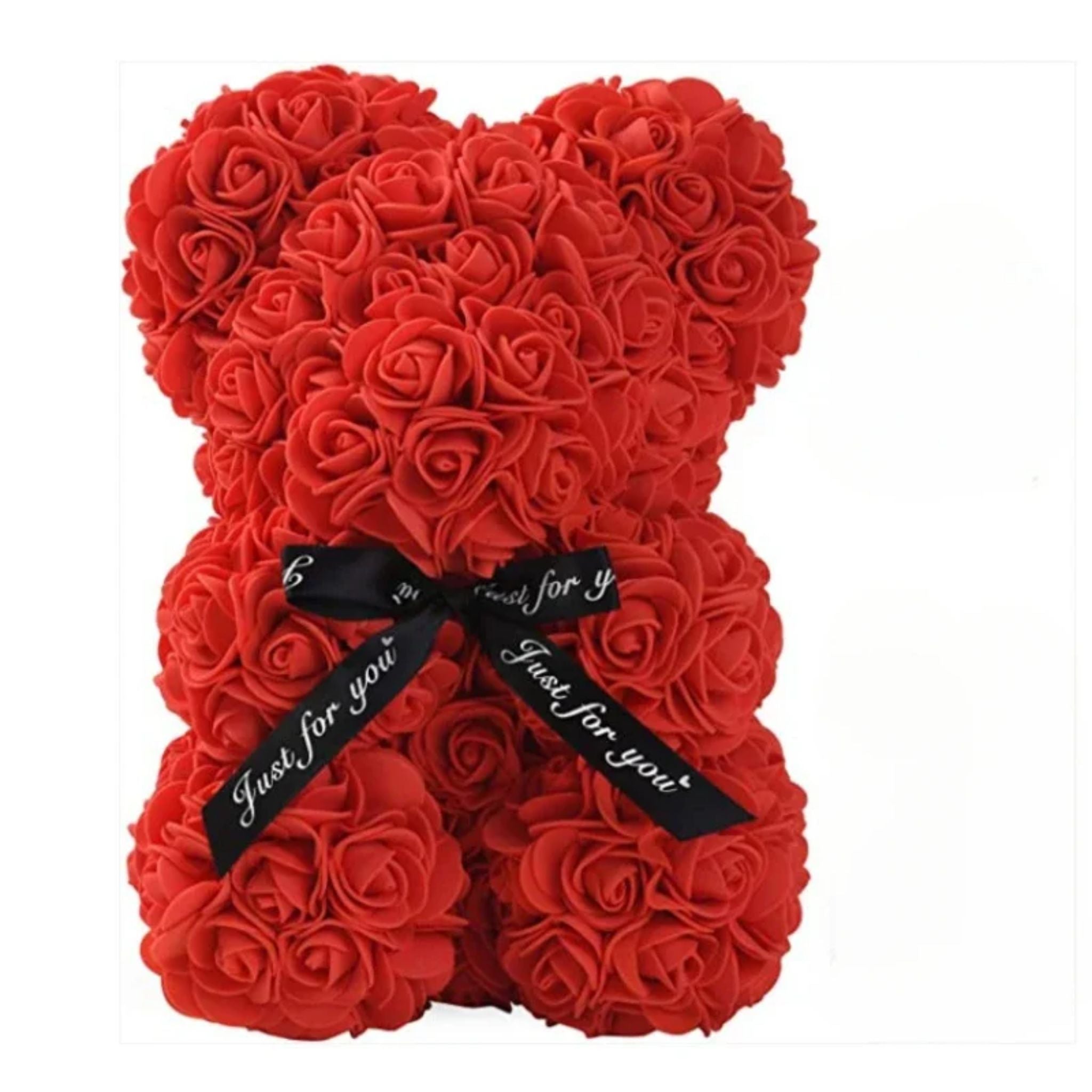 Artificial Rose Teddy Bear Gift for Mother's Day, Birthdays & Anniversaries - Web Luxes