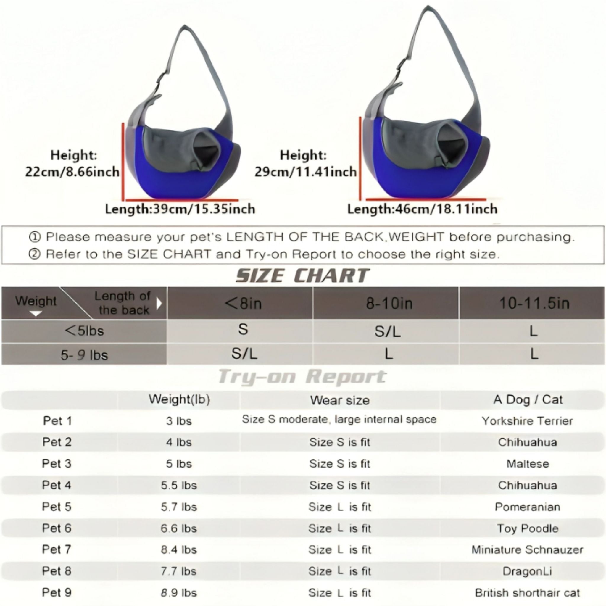 Breathable Pet Sling Carrier Backpack for Small Dogs & Cats - Web Luxes