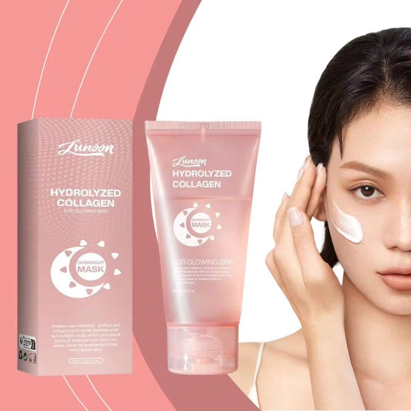 Collagen Wrapping Night Mask for Face, Hydrating Firming & Anti-Aging Skincare - WebLuxes Store