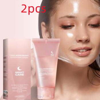 Collagen Wrapping Night Mask for Face, Hydrating Firming & Anti-Aging Skincare - WebLuxes Store