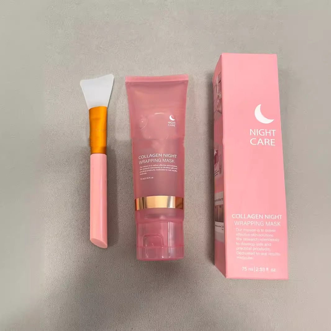 Collagen Wrapping Night Mask for Face, Hydrating Firming & Anti-Aging Skincare - WebLuxes Store