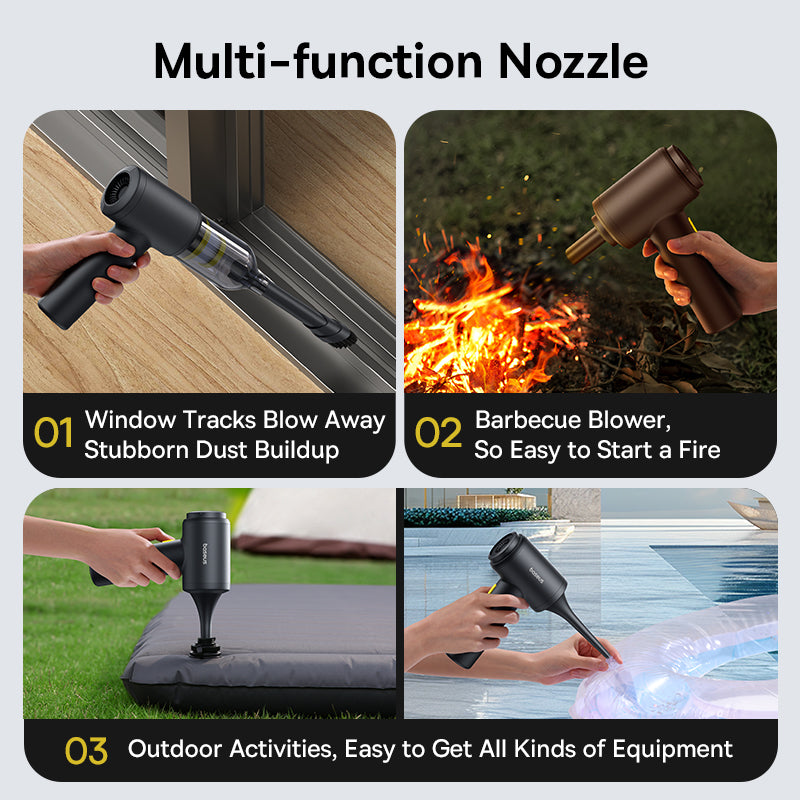 Cordless Car Vacuum Cleaner & Air Blower Rechargeable