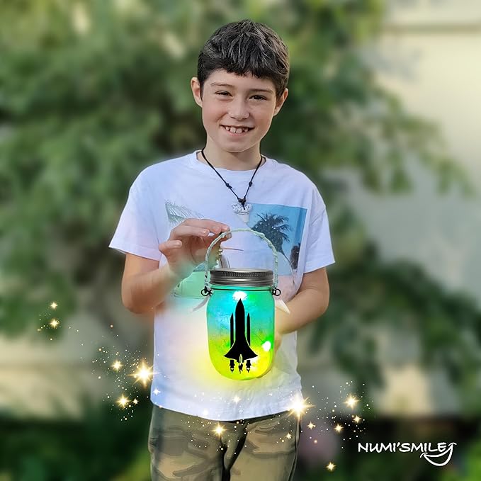 DIY Space Night Light & Robot STEM Science Kit for Kids Ages 5–12 – Educational Arts & Crafts Gift Set for Boys & Girls - Web Luxes