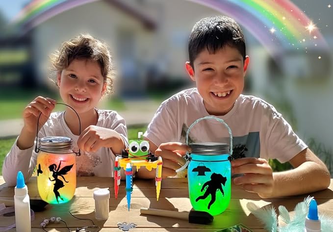 DIY Space Night Light & Robot STEM Science Kit for Kids Ages 5–12 – Educational Arts & Crafts Gift Set for Boys & Girls - Web Luxes
