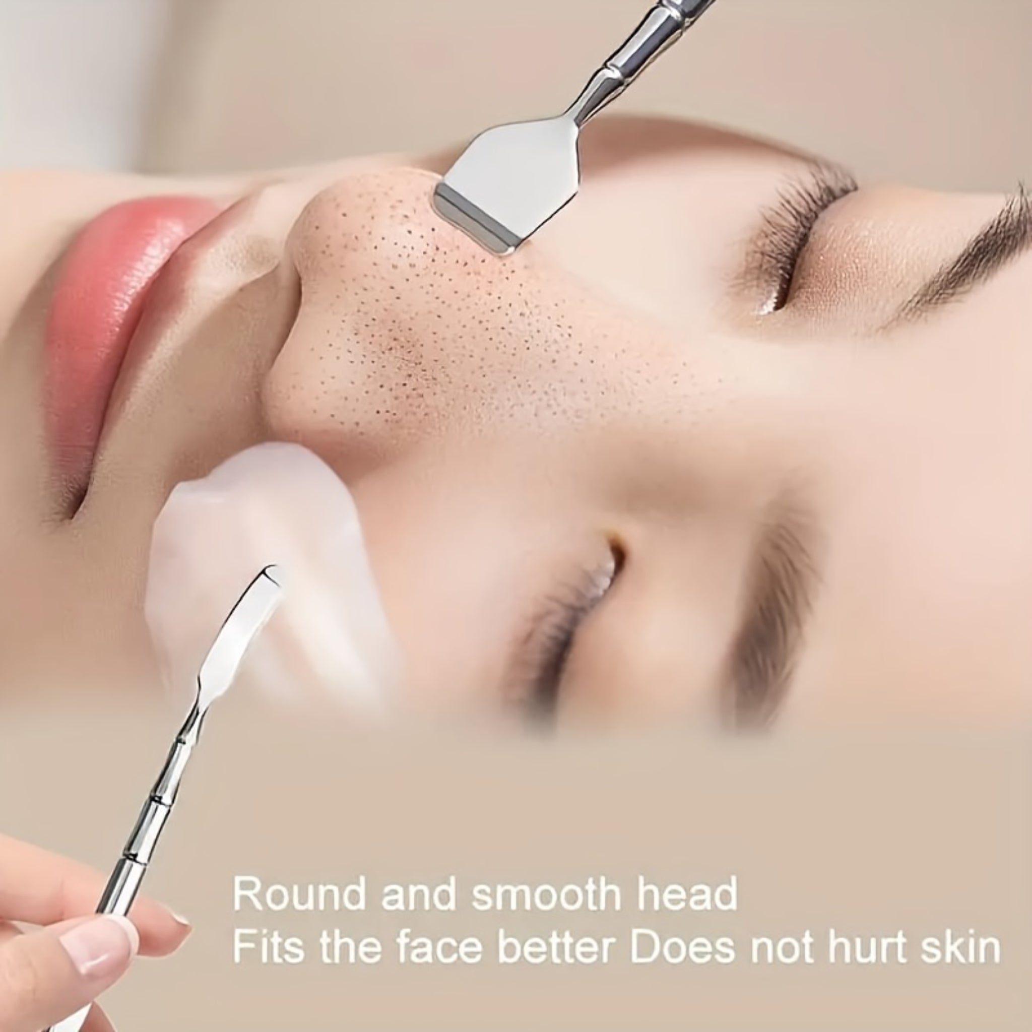 Double-Ended Blackhead Remover Tool – Stainless Steel Facial Pore Cleaner & Exfoliating Skin Care Tool - WebLuxes Store