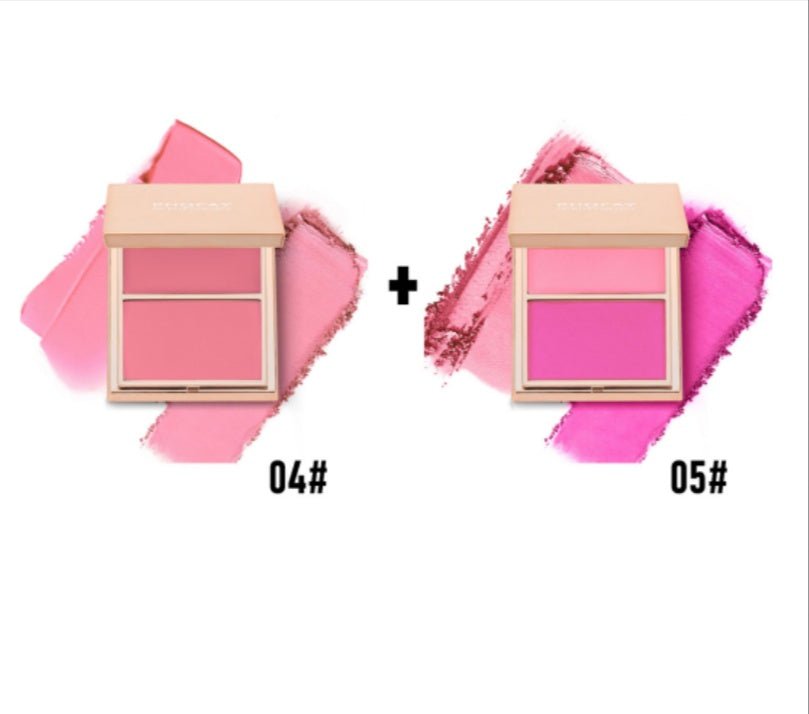 Double-Take Cream and Powder Blush Duo Compact for Long-Wearing, Seamless & Radiant Makeup - WebLuxes Store