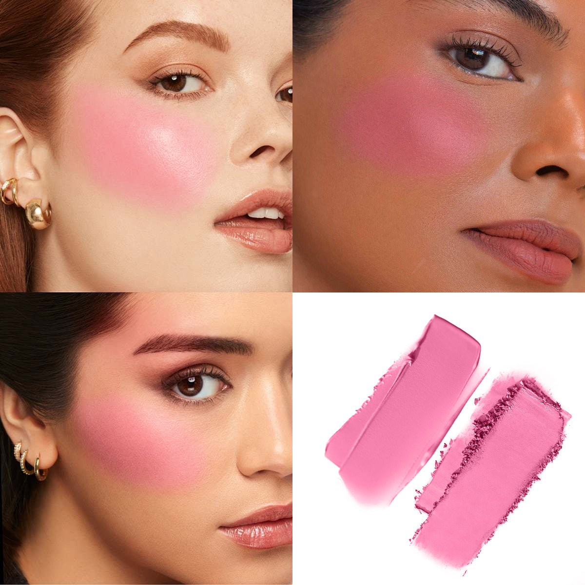 Double-Take Cream and Powder Blush Duo Compact for Long-Wearing, Seamless & Radiant Makeup - WebLuxes Store