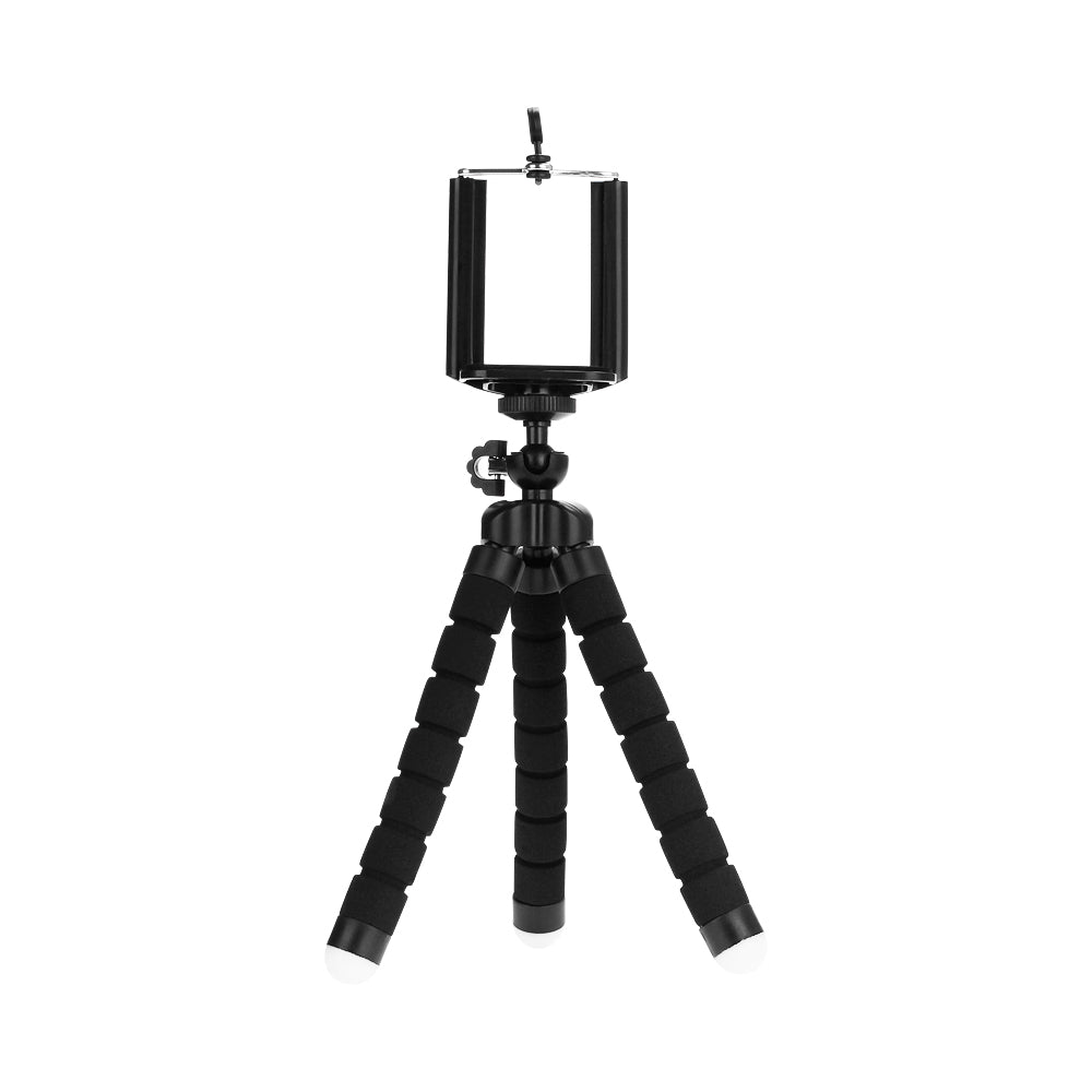 Flexible Mini Tripod for Phone & Camera with Smartphone Holder, Ball Head & Bluetooth Remote