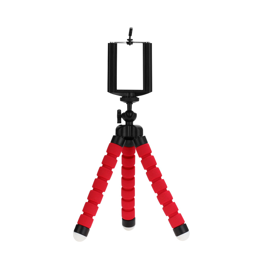 Flexible Mini Tripod for Phone & Camera with Smartphone Holder, Ball Head & Bluetooth Remote