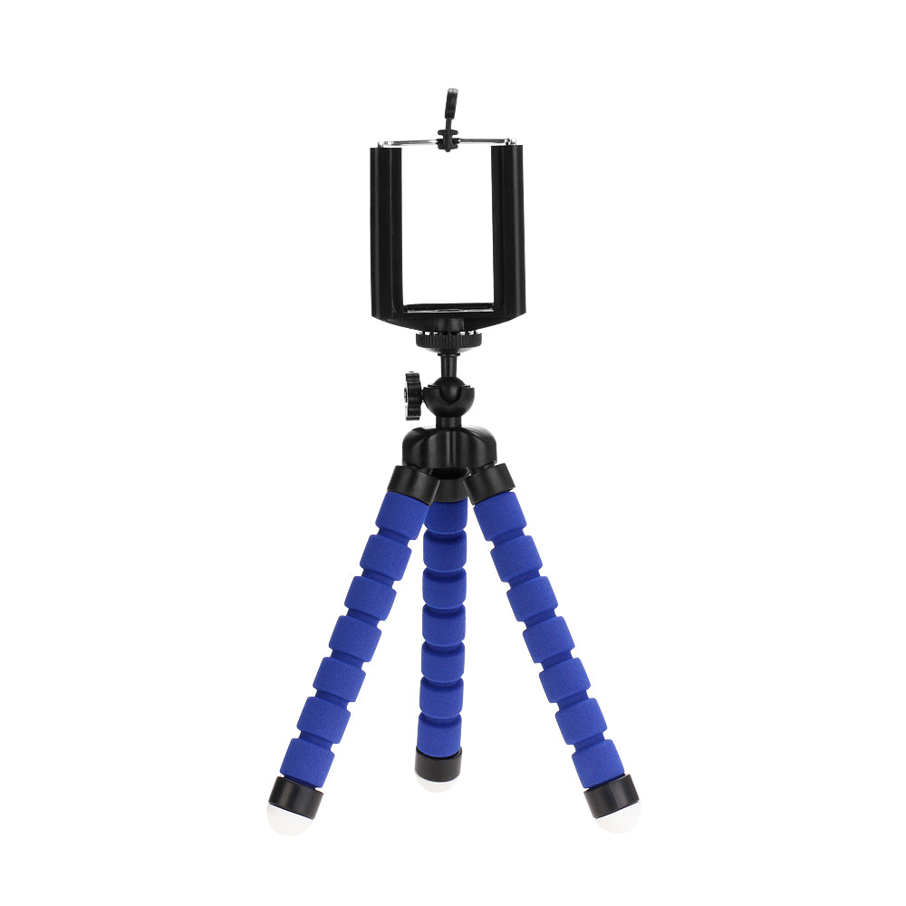 Flexible Mini Tripod for Phone & Camera with Smartphone Holder, Ball Head & Bluetooth Remote