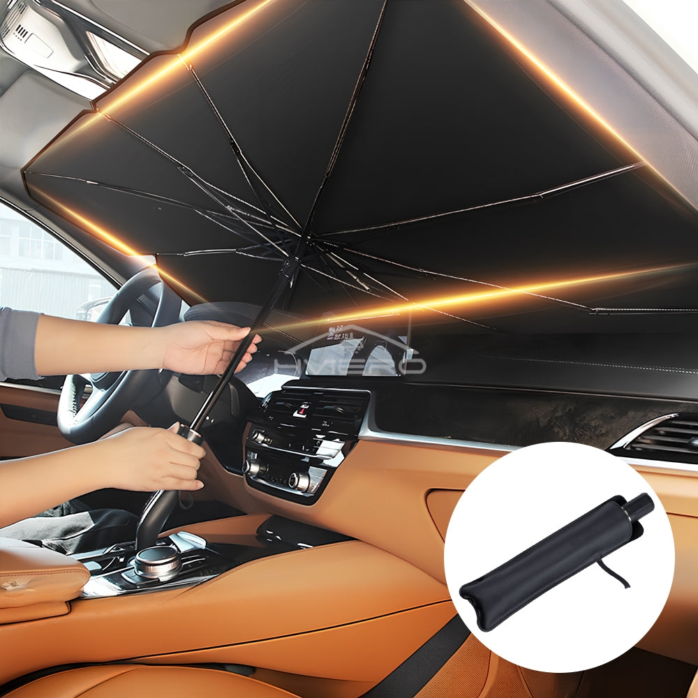 Foldable Car Windshield Sun Shade Umbrella UV Protector
