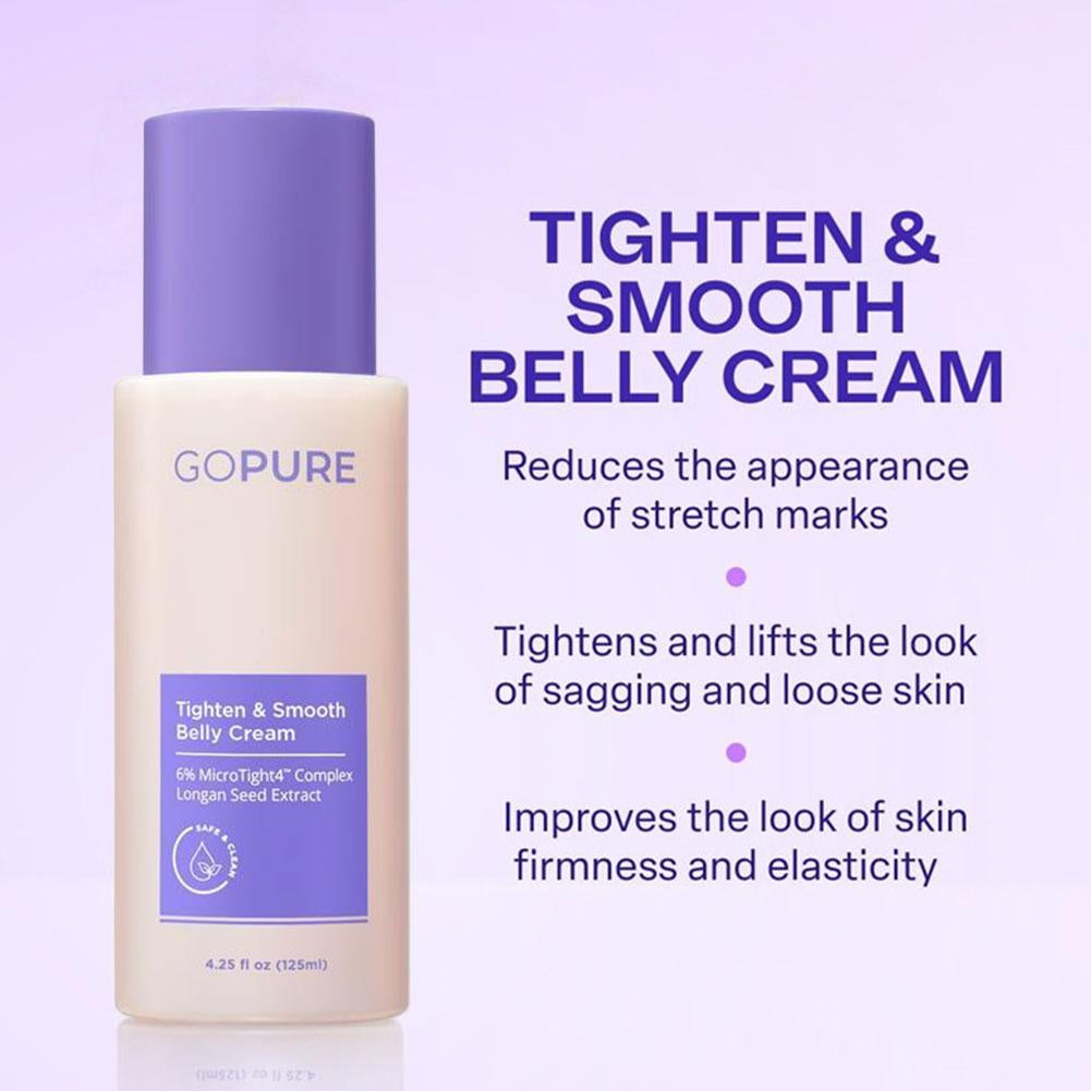 GoPure Tighten Smooth Belly Cream 125ml Body Moisturizer